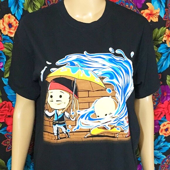 MEN'S MASHUP SHIRT PIRATES x AVATAR x GUARDIANS OF THE GALAXY MENS SIZE MEDIUM - Picture 1 of 7